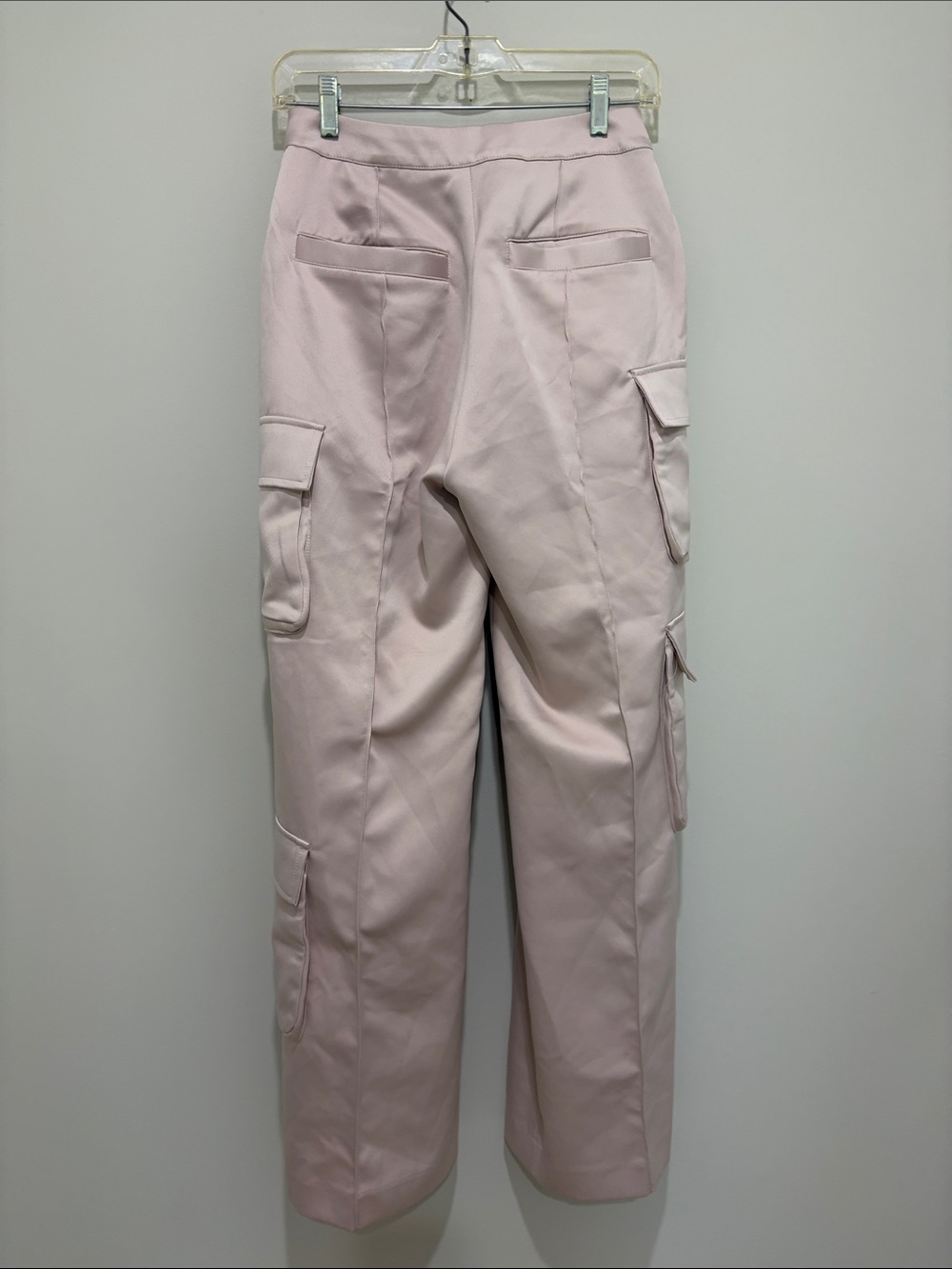 House of CB Pink Satin Cargo Pants - Picture 3 of 4
